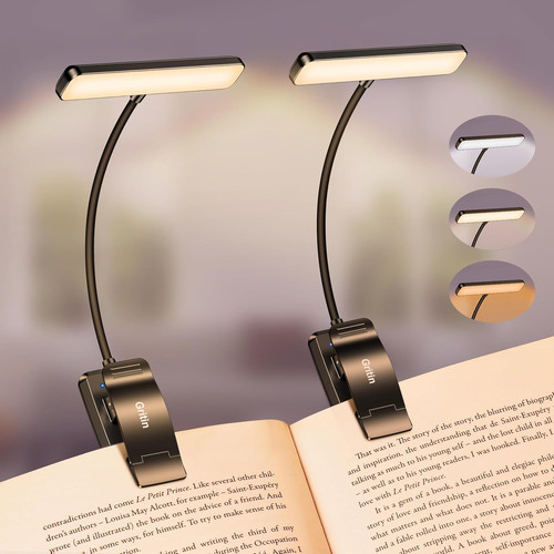 Luce libro ricaricabile led - luce,