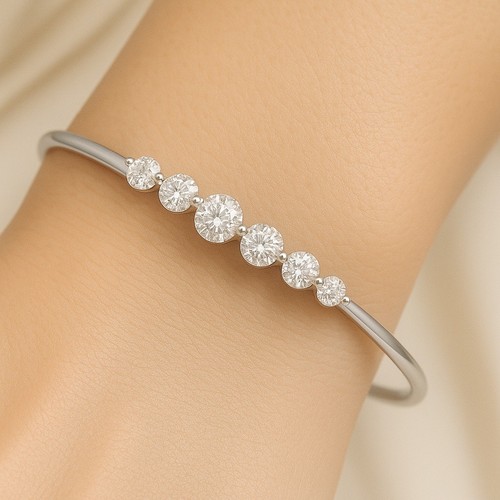 Bracciale oro bianco kt - oro, 14