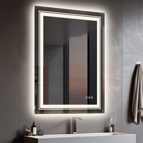 Specchio bagno grande led - specchio,