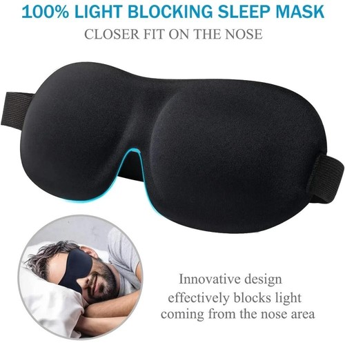 Maschera per dormire memory - per, 3d